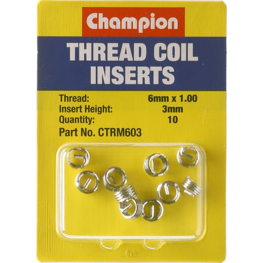 Champion Thread Insert Refills M6 x 1.00 x 3mm - CTRM603