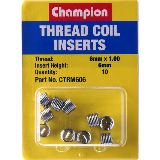 Champion Thread Insert Refills M6 x 1.00 x 6mm - CTRM606