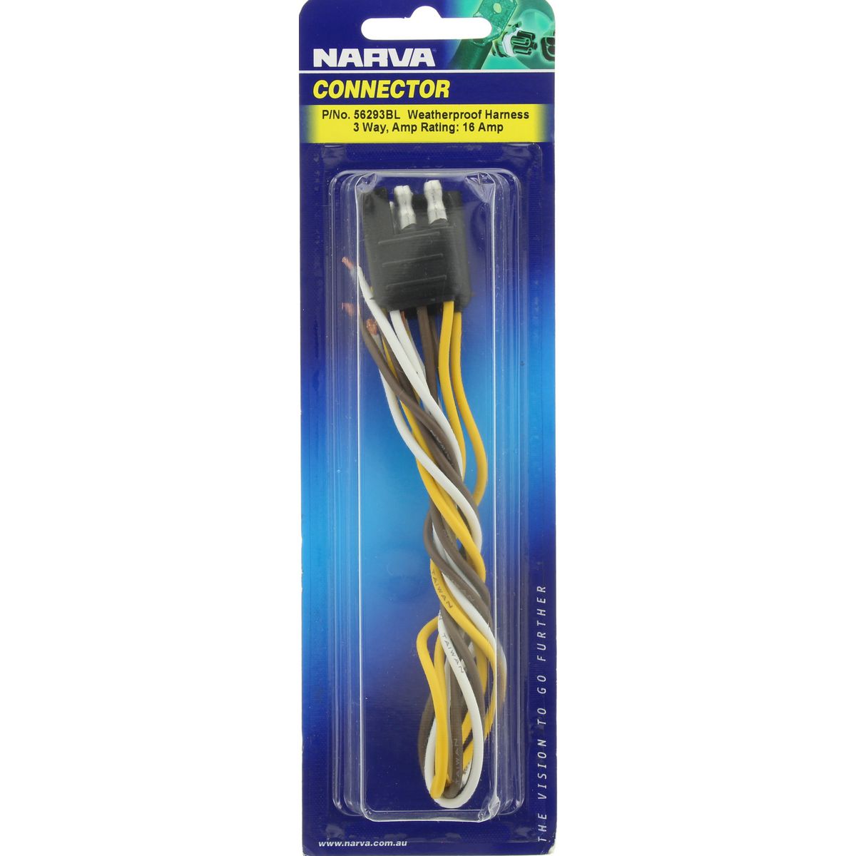 Narva In Line Connector 3 Pole 1 Kit - 56293BL