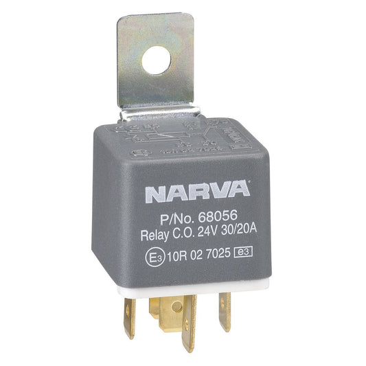 Narva Relay 24V 30/20A 5 Pin With Diode - 68056