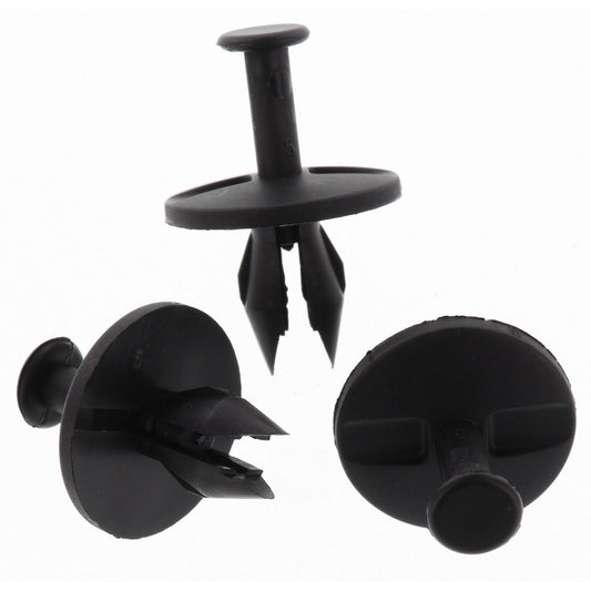 Champion Push Rivet  Black Len: 18mm Hole: 10mm Head: 25mm - TF64