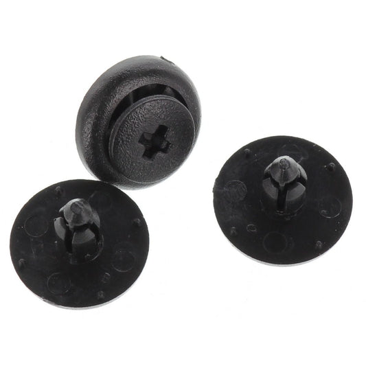 Champion Push Rivet  Black Len: 14mm Stem Dia: 5mm Head: 15mm - TF74