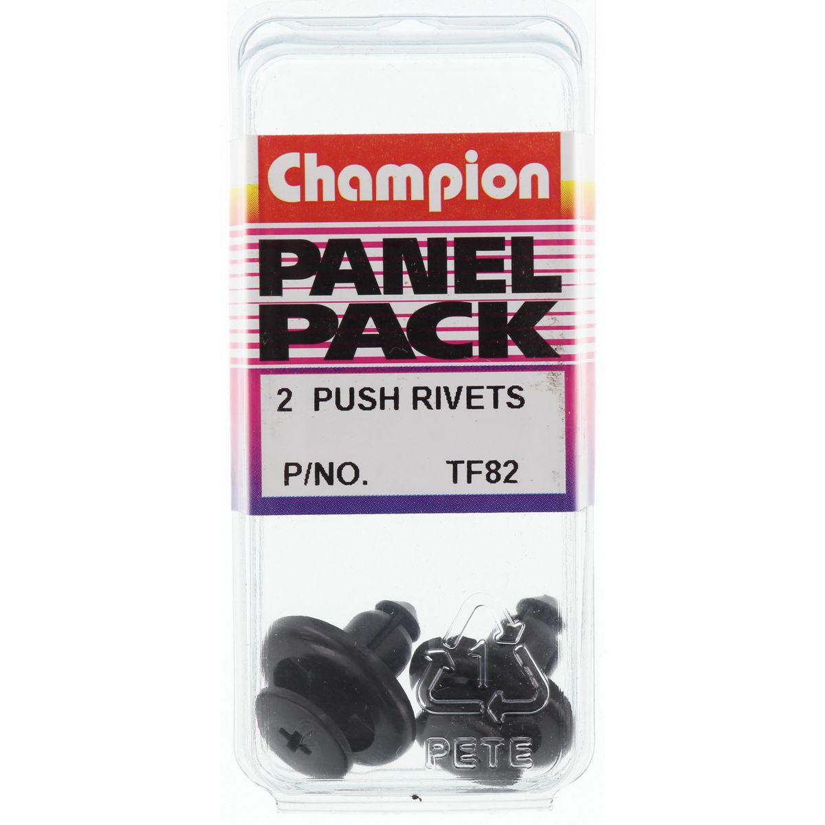 Champion Push Rivet Len: 9mm Hole: 9x9mm Head: 20mm - TF82