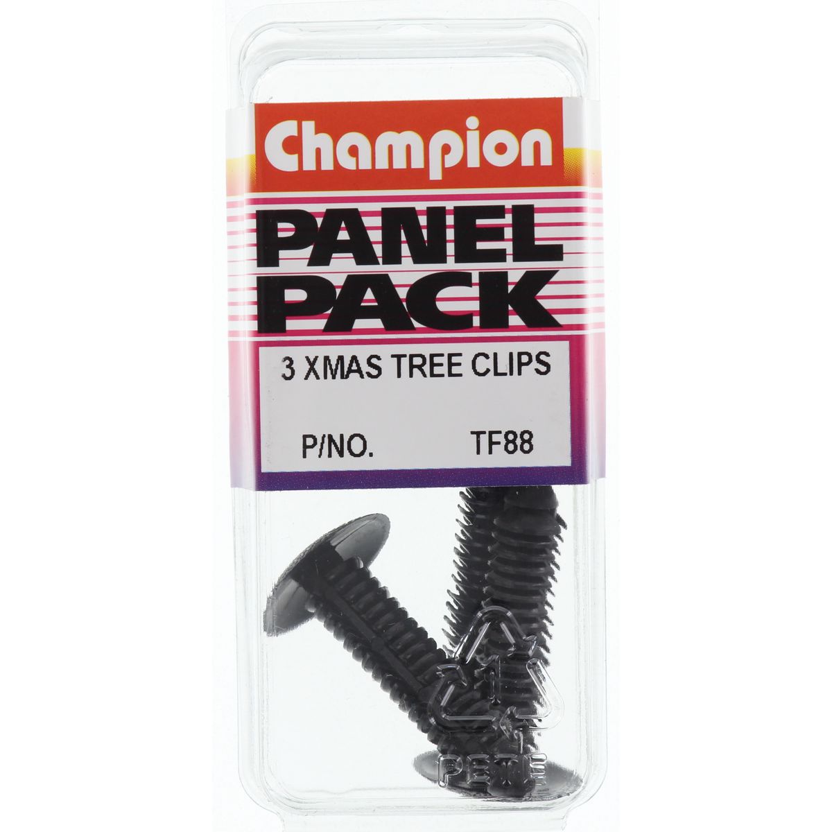 Champion Xmas Tree Clip  Black Len: 35mm Hole: 8mm Head: 18mm - TF88
