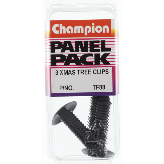 Champion Xmas Tree Clip  Black Len: 35mm Hole: 8mm Head: 18mm - TF88