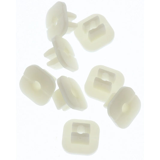 Champion Screw Grommet  Clear Len: 17mm Width: 17mm Hole: 8x8.5mm - TF96