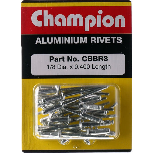 Champion Blister Assortment Rivet Blind Aluminium 3.2x10.16mm - CBBR3