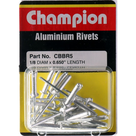 Champion Blister Assortment Rivet Blind Aluminium 3.2x16.5mm - CBBR5