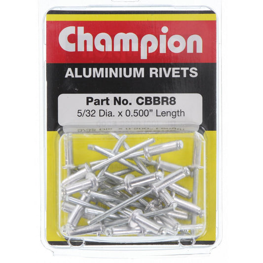 Champion Blister Assortment Rivet Blind Aluminium 4.0x12.70mm - CBBR8