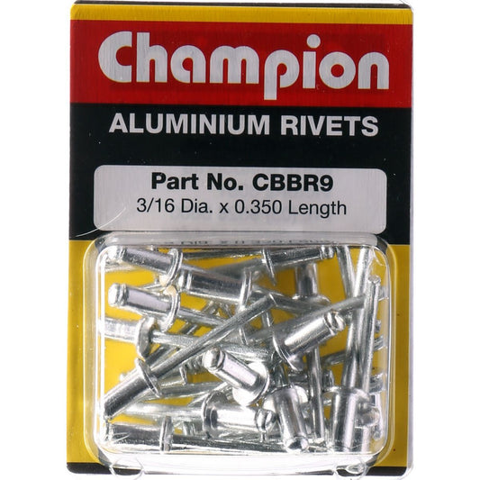 Champion Blister Assortment Rivet Blind Aluminium 4.8x8.89mm - CBBR9