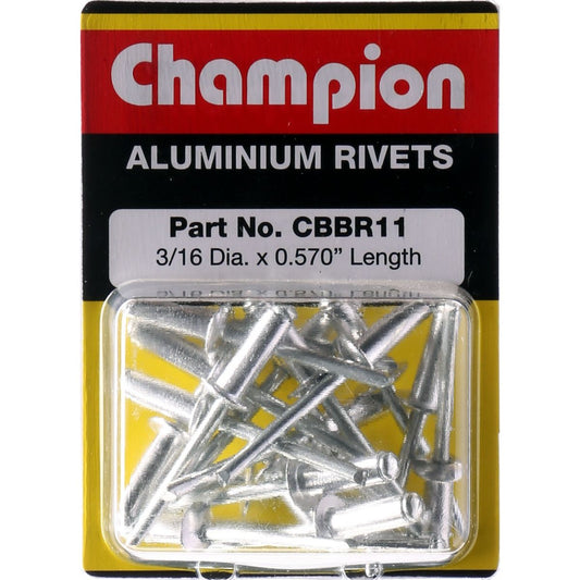 Champion Blister Assortment Rivet Blind Aluminium 4.8x15mm - CBBR11