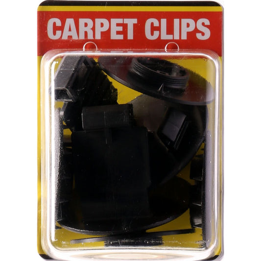 Champion Blister Assortment Carpet Clip Upper & Lower Mat Retainer Black - CCB