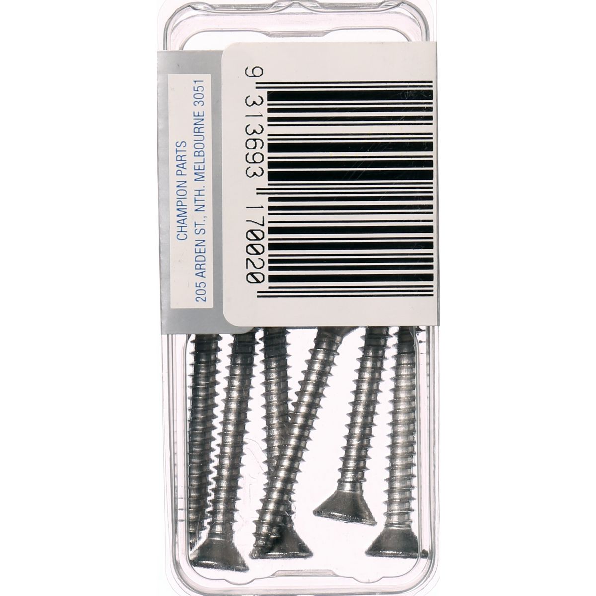 Champion Self Tapper Screw CSK Phillips Stainless Steel 4.8x38mm 316/A4 - CSP99