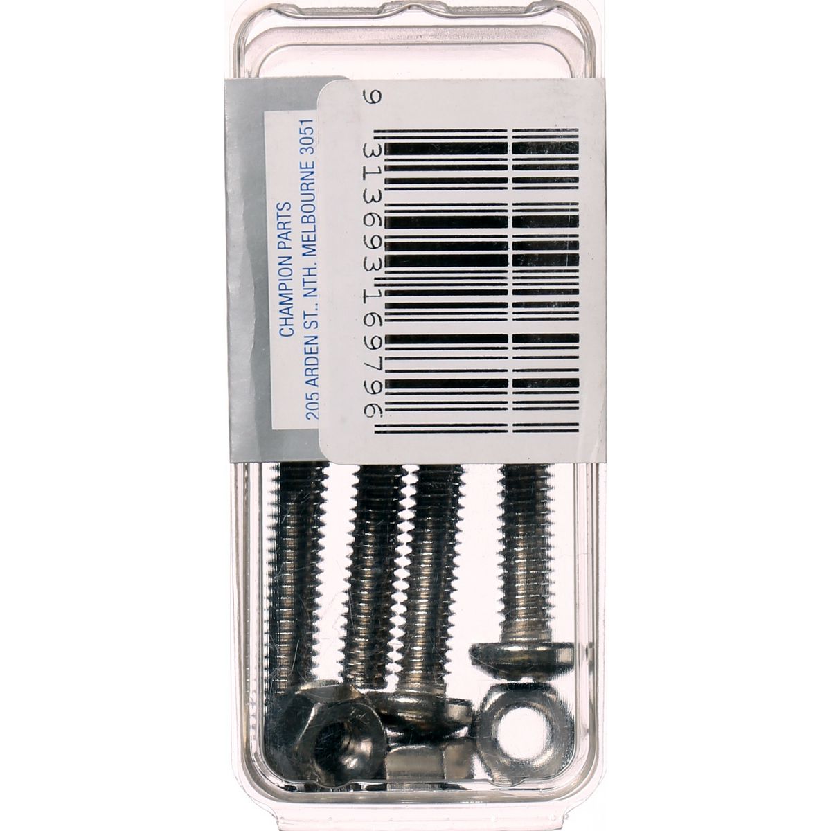 Champion Machine Screw & Nut Pan Phillips Stainless Steel 1/4inx2in 316/A4 - CSP76
