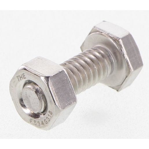 Champion Hex Set Screw & Nut Stainless Steel 1/4inx3/4in UNC 316/A4 - CSP58
