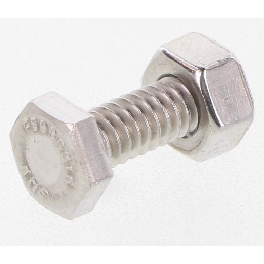 Champion Hex Set Screw & Nut Stainless Steel 1/4inx3/4in UNC 316/A4 - CSP58