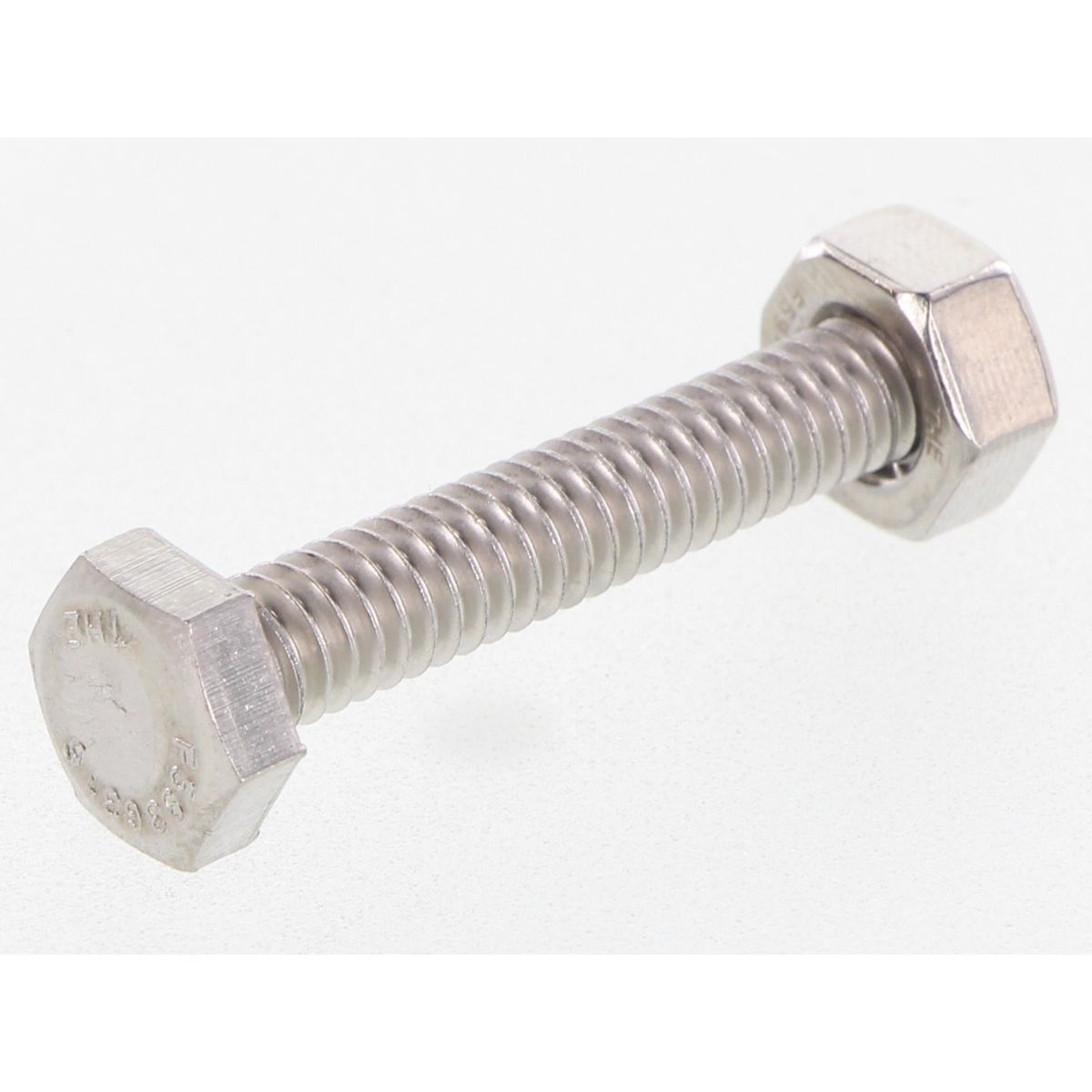 Champion Hex Set Screw & Nut Stainless Steel 1/4inx1 1/2in UNC 316/A4 - CSP60
