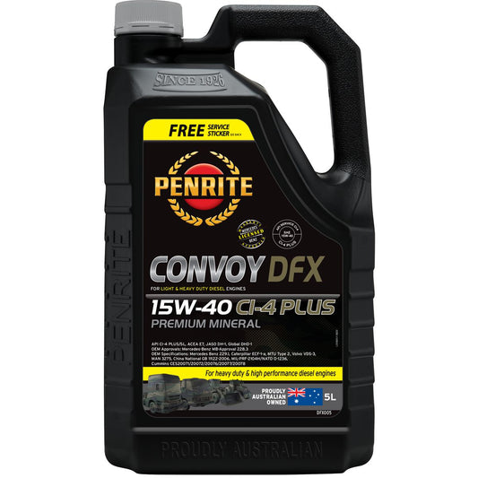 Penrite Diesel Fx Diesel 15W-40 Ci-4 Plus-Sl Engine Oil 5L - DFX005