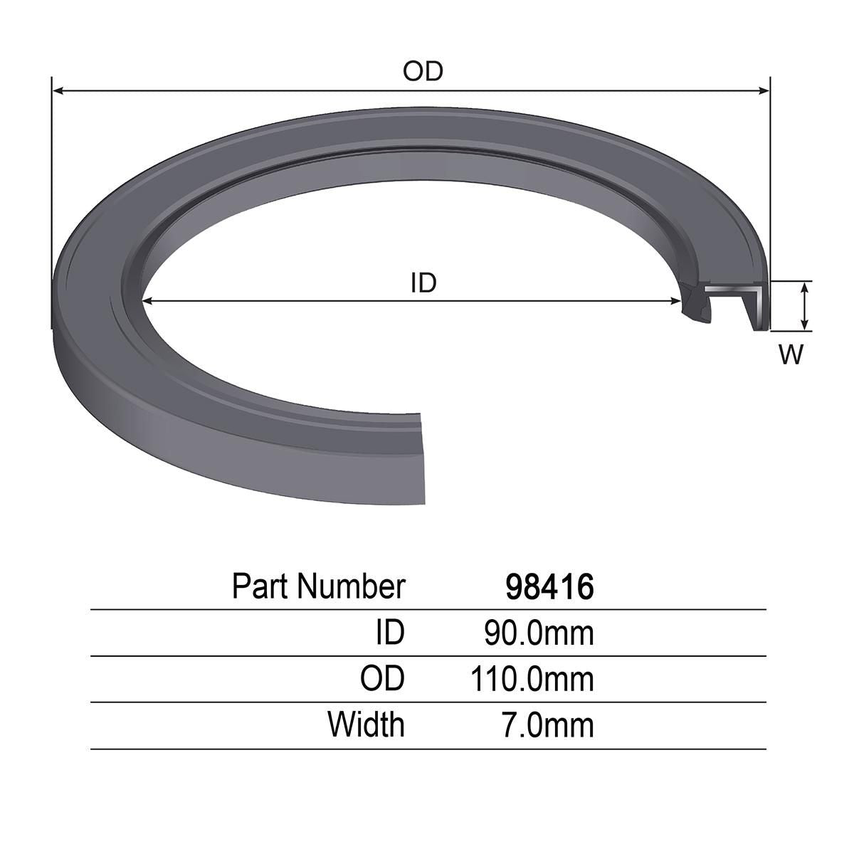 Kelpro Oil Seal - 98416