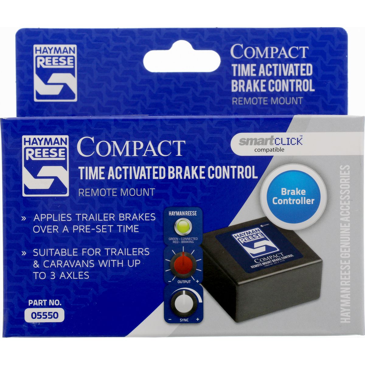 Hayman Reese Compact - Time Activated Brake Controller Suits 1-3 Axles - 05550