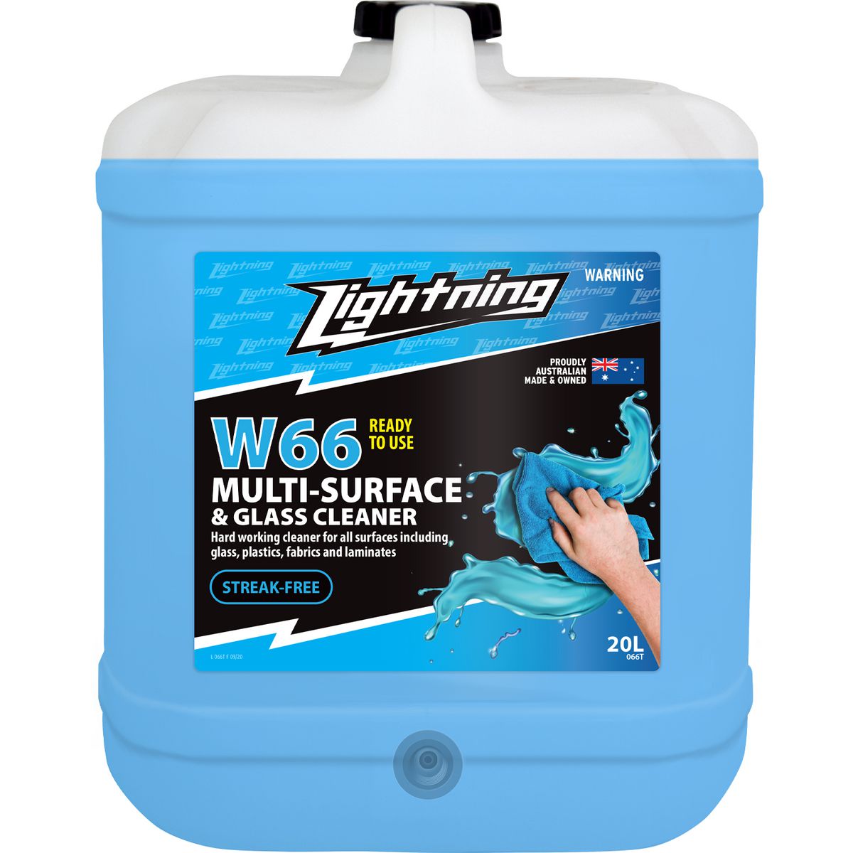 Lightning W66 Window & All Surface Cleaner 20Ltr - 066T