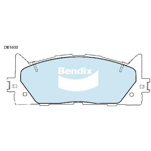 Bendix Ultimate Brake Pads Set Front - DB1800ULT