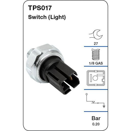 Tridon Oil Pressure Switch (Light) - TPS017