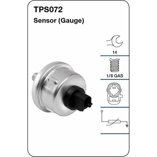 Tridon Oil Pressure Switch (Gauge) - TPS072