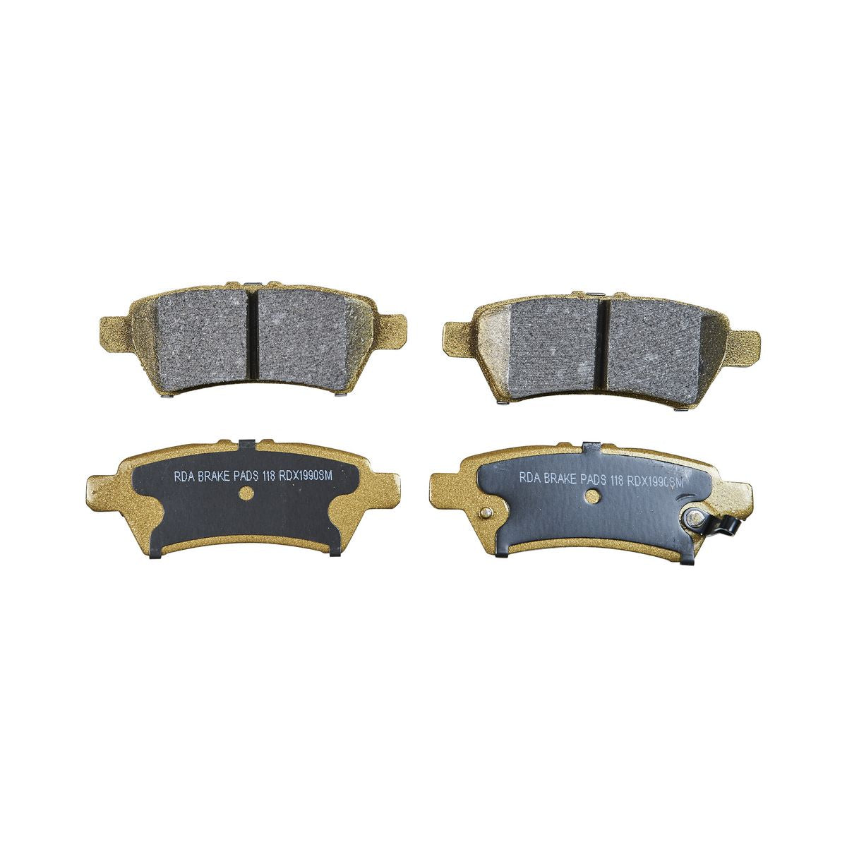 RDA Brakes Extreme Brake Pad Set Rear - RDX1990SM