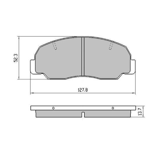 RDA GP Max Brake Pad Set Front - RDB292