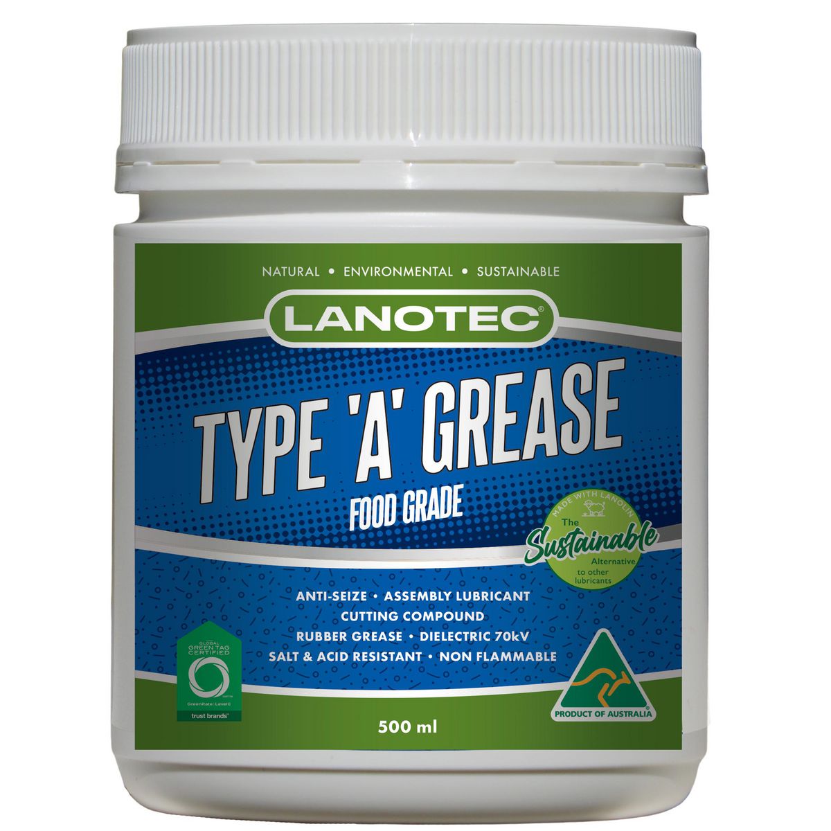 Lanotec Type A Grease 500ml - GS\0500