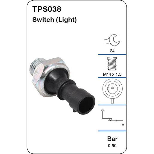 Tridon Oil Pressure Switch (Light) - TPS038