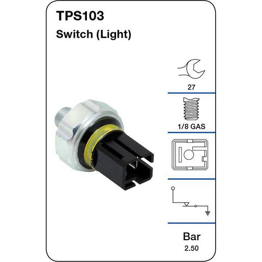 Tridon Oil Pressure Switch (Light) - TPS103