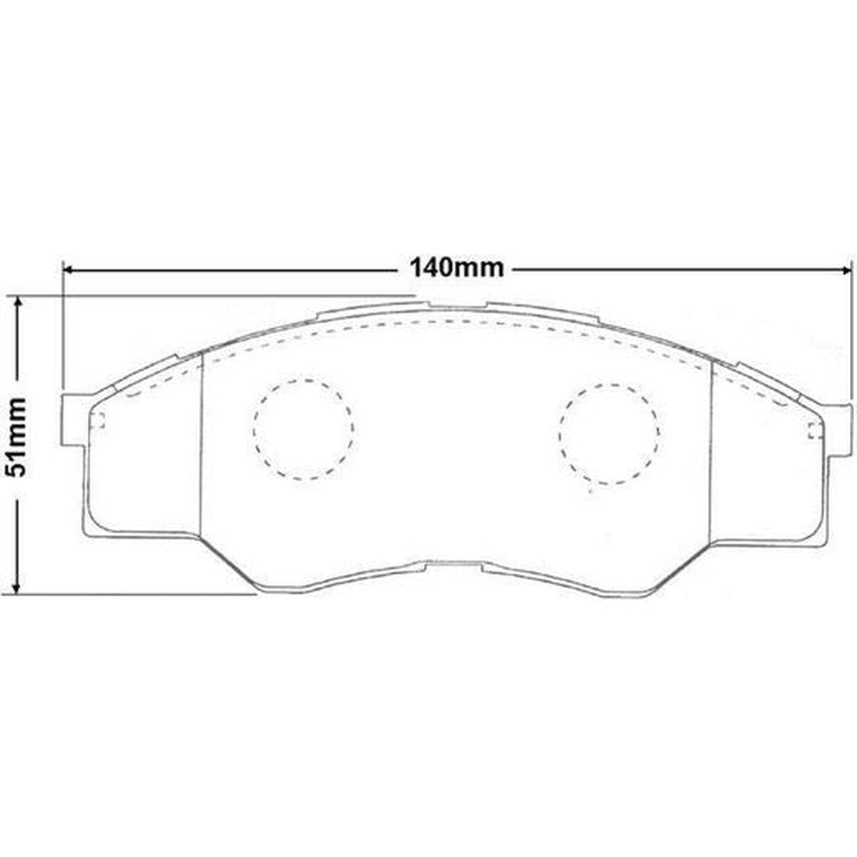 RDA Brakes Phantom Ceramic Pad Set Front - RDC1985