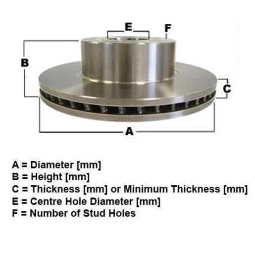 RDA OE Replacement Brake Rotor Single 328mm Front - RDA7703