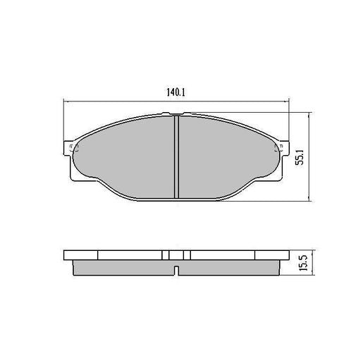 RDA Brakes Phantom Ceramic Pad Set Front - RDC1205