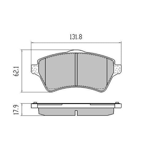 RDA Brakes Extreme Brake Pad Set Front - RDX1506SM