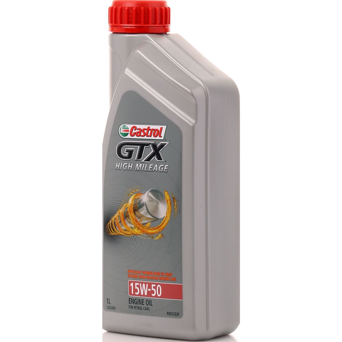 Castrol GTX High Mileage 15W-50 Engine Oil 1L - 3383409