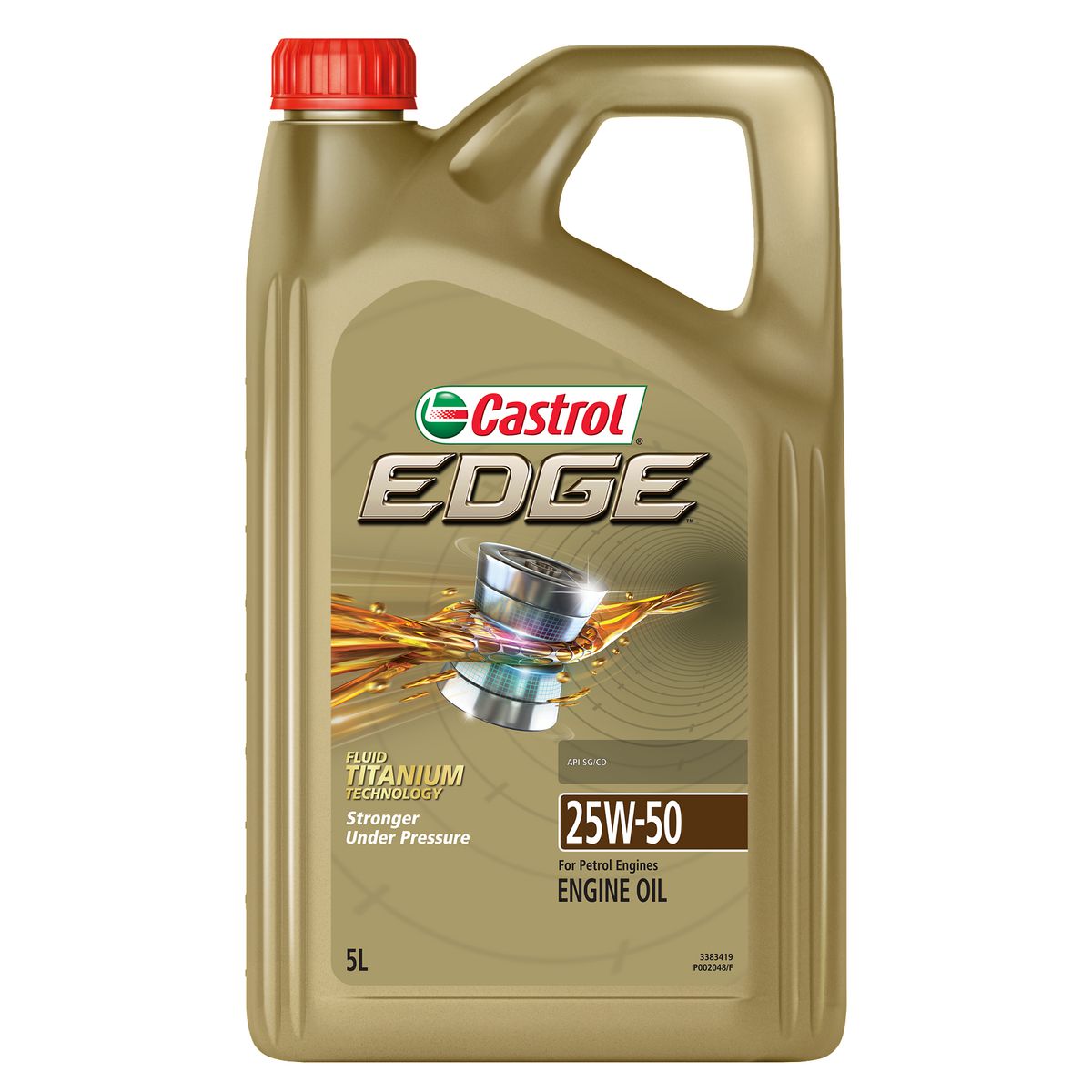 Castrol EDGE 25W-50 Semi Synthetic Engine Oil 5L - 3383419