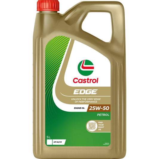 Castrol EDGE 25W-50 Semi Synthetic Engine Oil 5L - 3383419