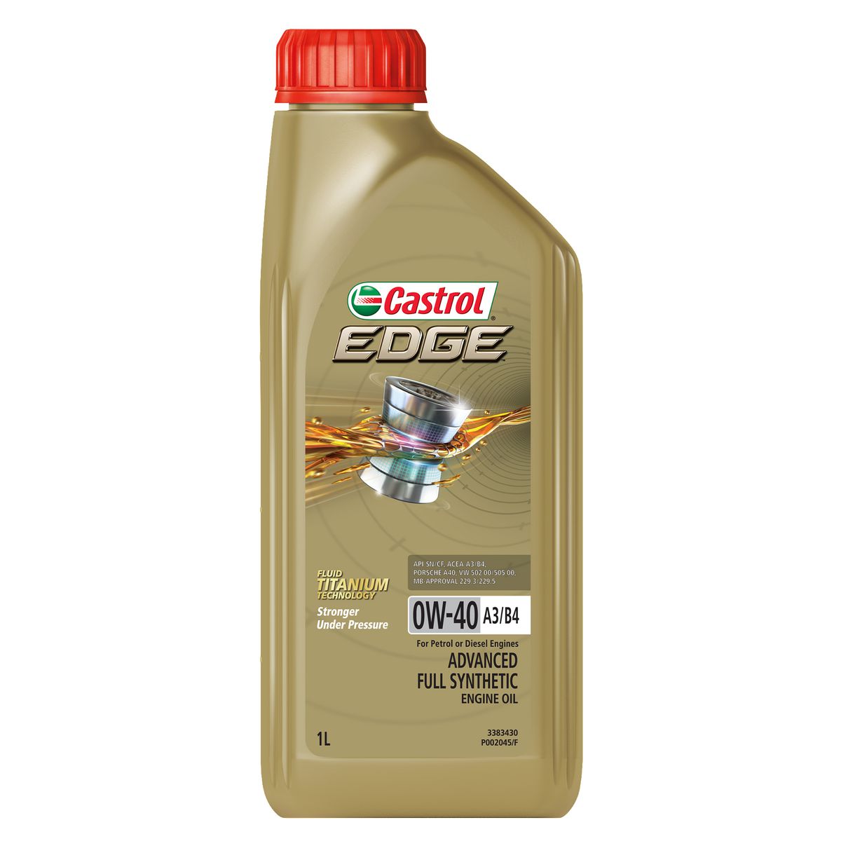 Castrol EDGE 0W-40 A3 B4 Engine Oil 1L - 3383430