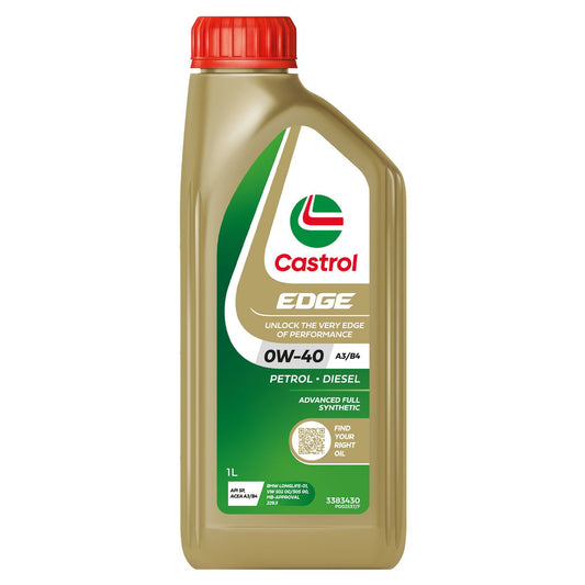 Castrol EDGE 0W-40 A3 B4 Engine Oil 1L - 3383430