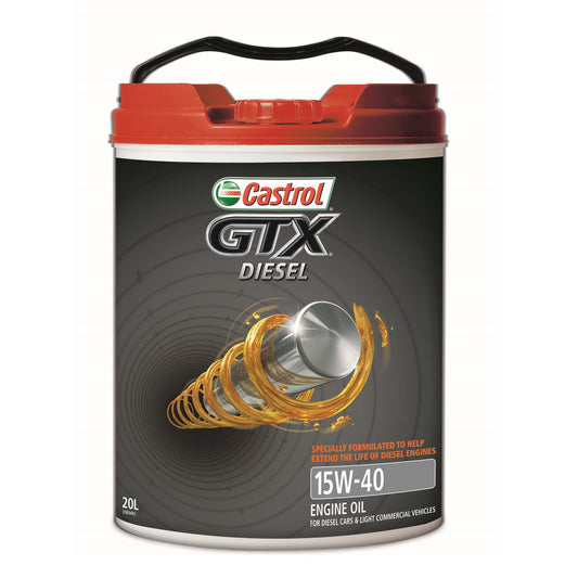 Castrol GTX Premium Mineral Diesel Engine Oil 15W-40 20L - 3383492