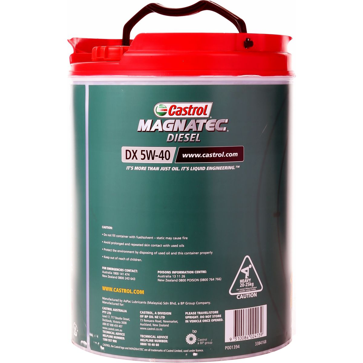 Castrol MAGNATEC 5W-40 Diesel DX Engine Oil 20L - 3384168