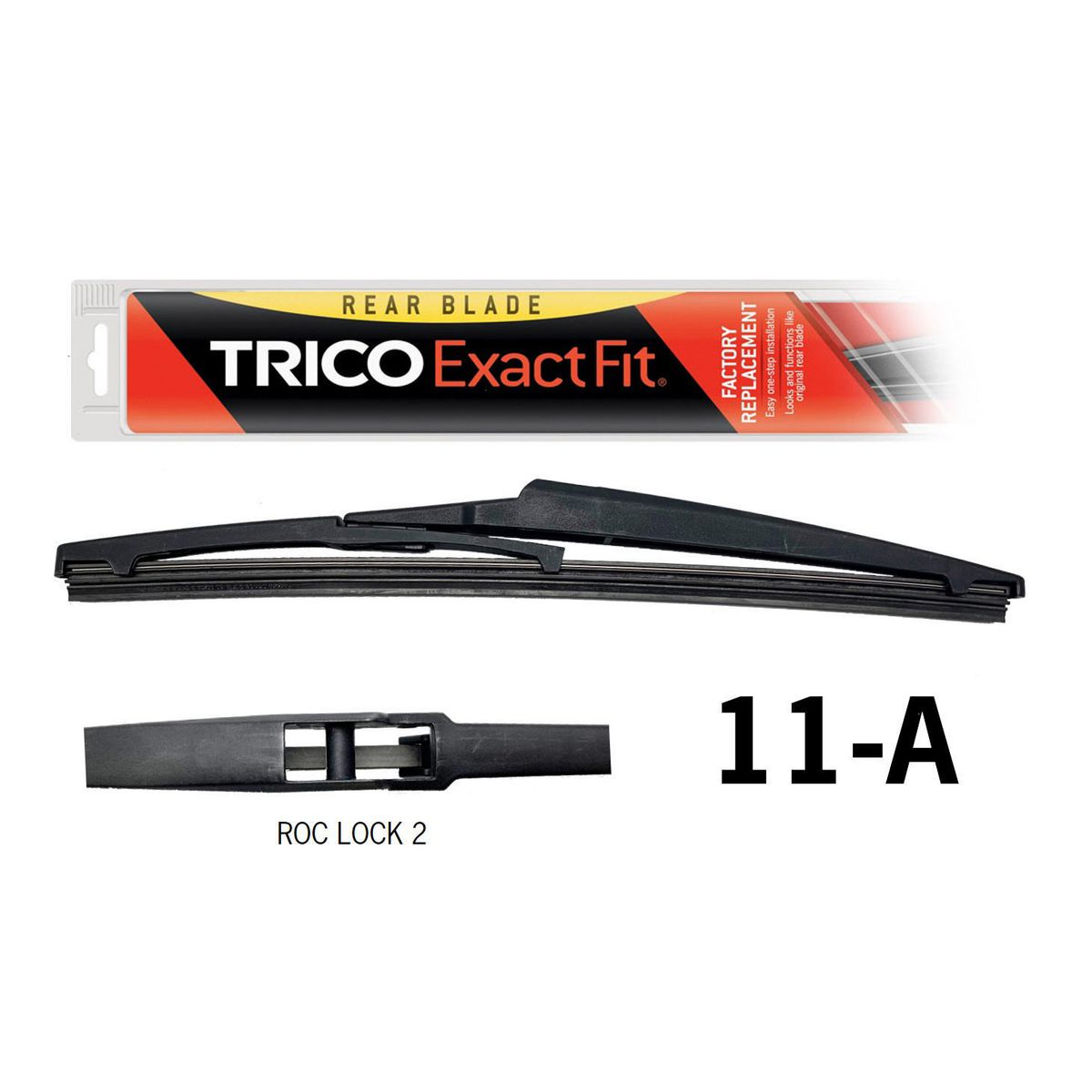 Trico Exact Fit Rear Wiper Blade Roc Lock 2 280mm - 11-A