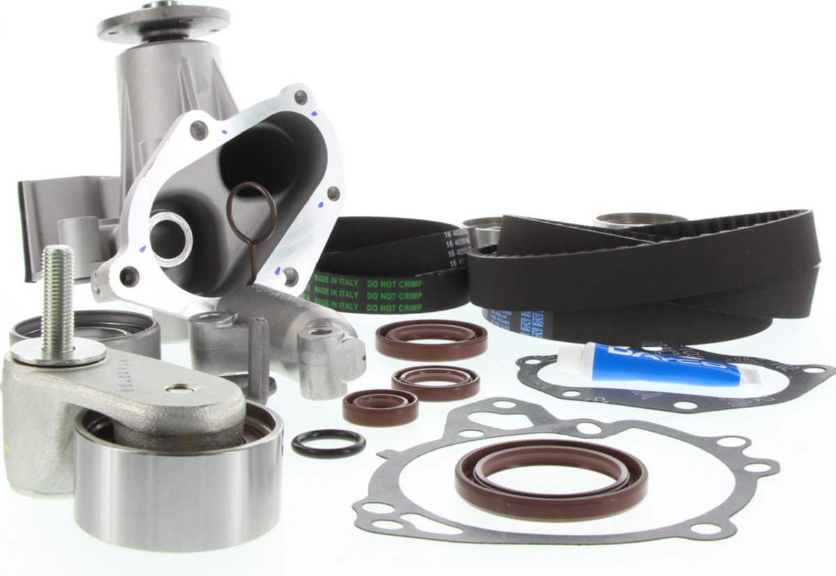 Dayco Timing Belt Kit - Includes Hydraulic Tensioner & Water Pump - KTBA281HP