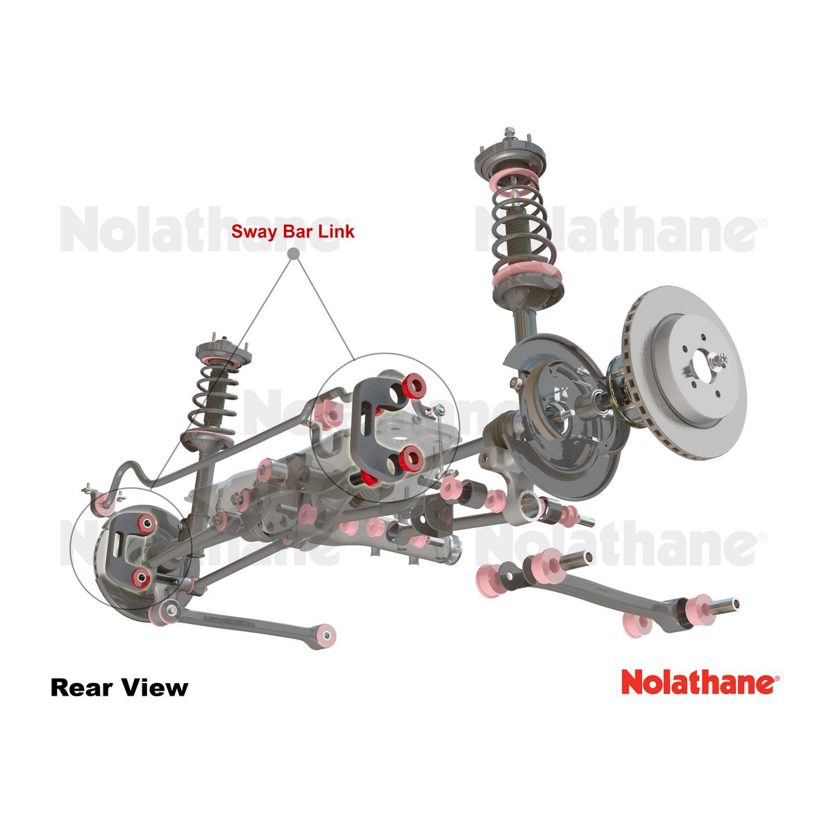 Nolathane Rear Sway Bar Link - 42742