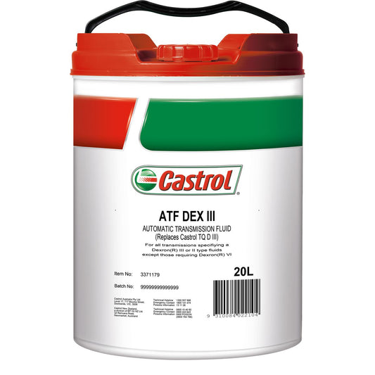 Castrol Atf Dex III 20L - 3371179