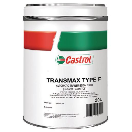 Castrol Transmax Automatic Transmission Fluid Type F 20L - 3371520