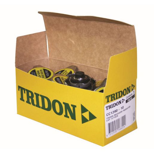 Tridon Radiator Cap 13 PSI - 90 KPA Metal Bayonet 10 Pack - CC1390-10